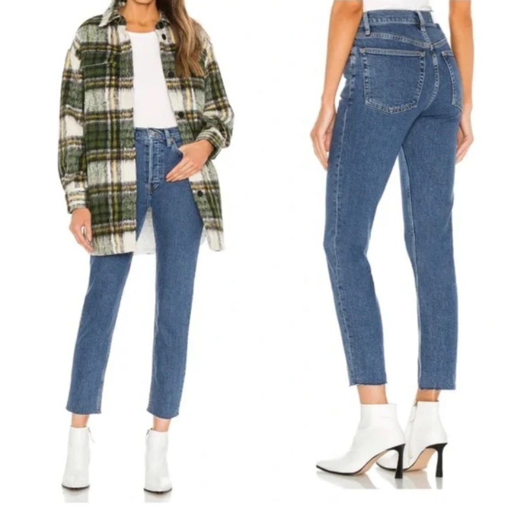 Re/done 90s High Rise Ankle Crop Jeans Size 26‎